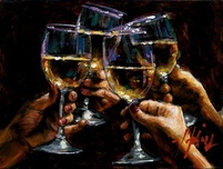 Fabian Perez Fabian Perez Brindis Con Blanco